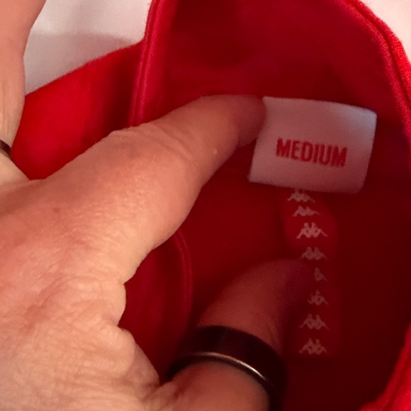 Kappa Red Black Banda Astoria Track Jacket - Picture 10 of 11